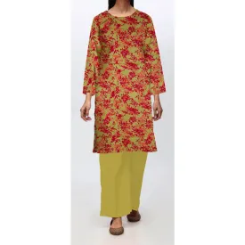 1 PC- Unstitched Digital Printed Bana Doriya Suit PW4388