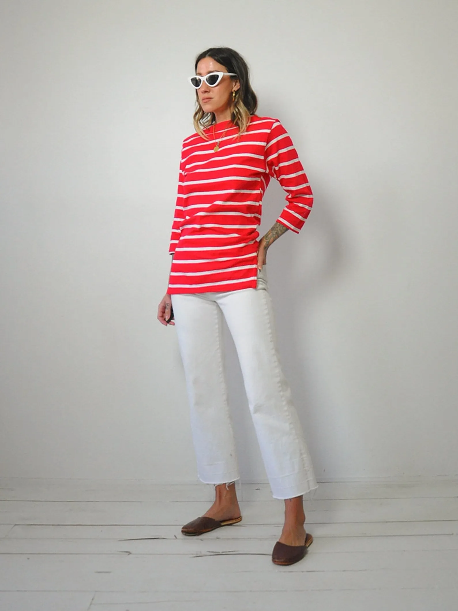 1960's Breton Stripe Shirt