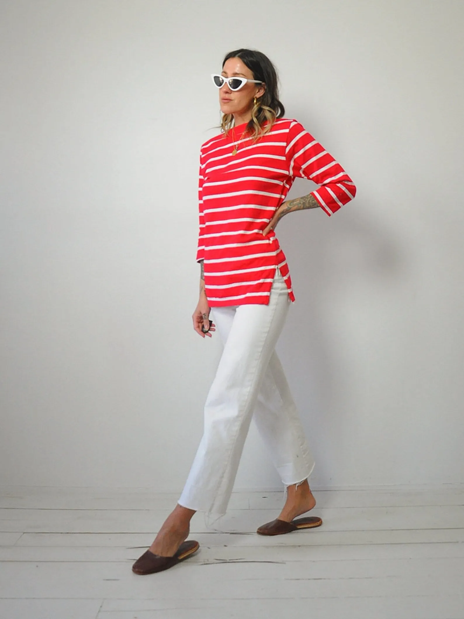 1960's Breton Stripe Shirt