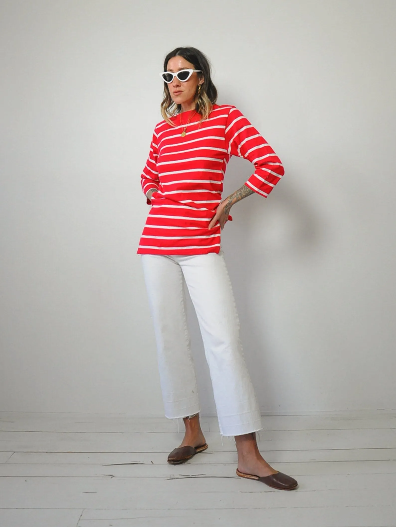 1960's Breton Stripe Shirt