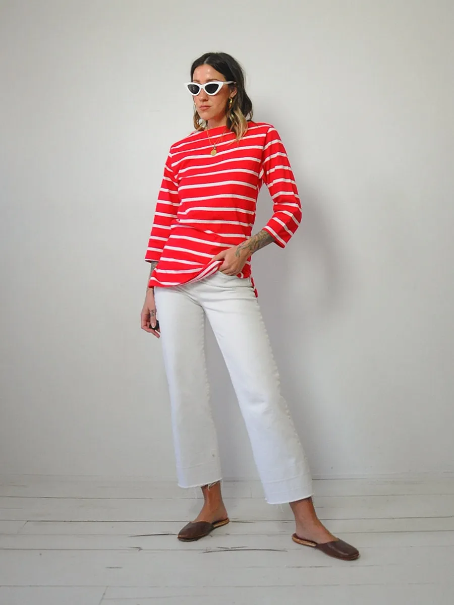 1960's Breton Stripe Shirt