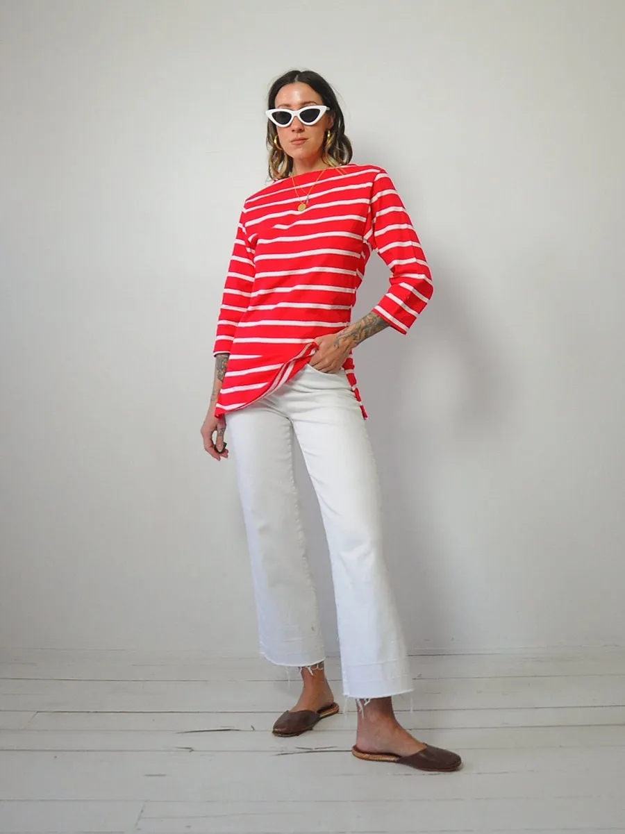 1960's Breton Stripe Shirt