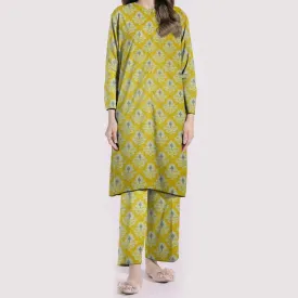 2PC- Unstitched Digital Printed Khaddar Suit PW9319