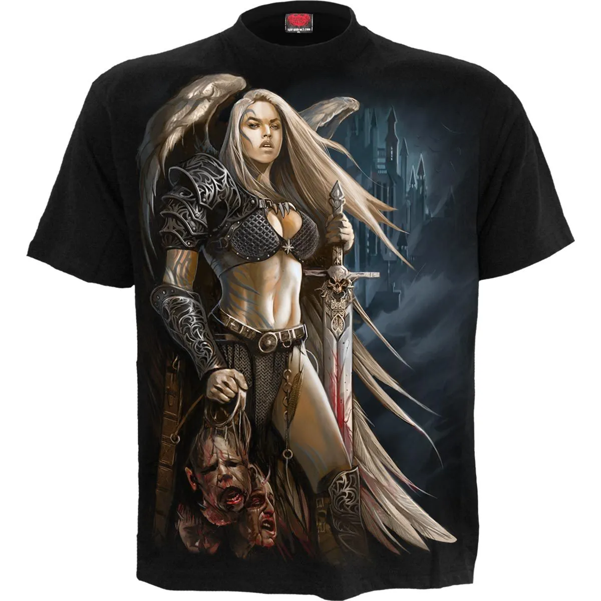 ANGEL WARRIOR - T-Shirt Black