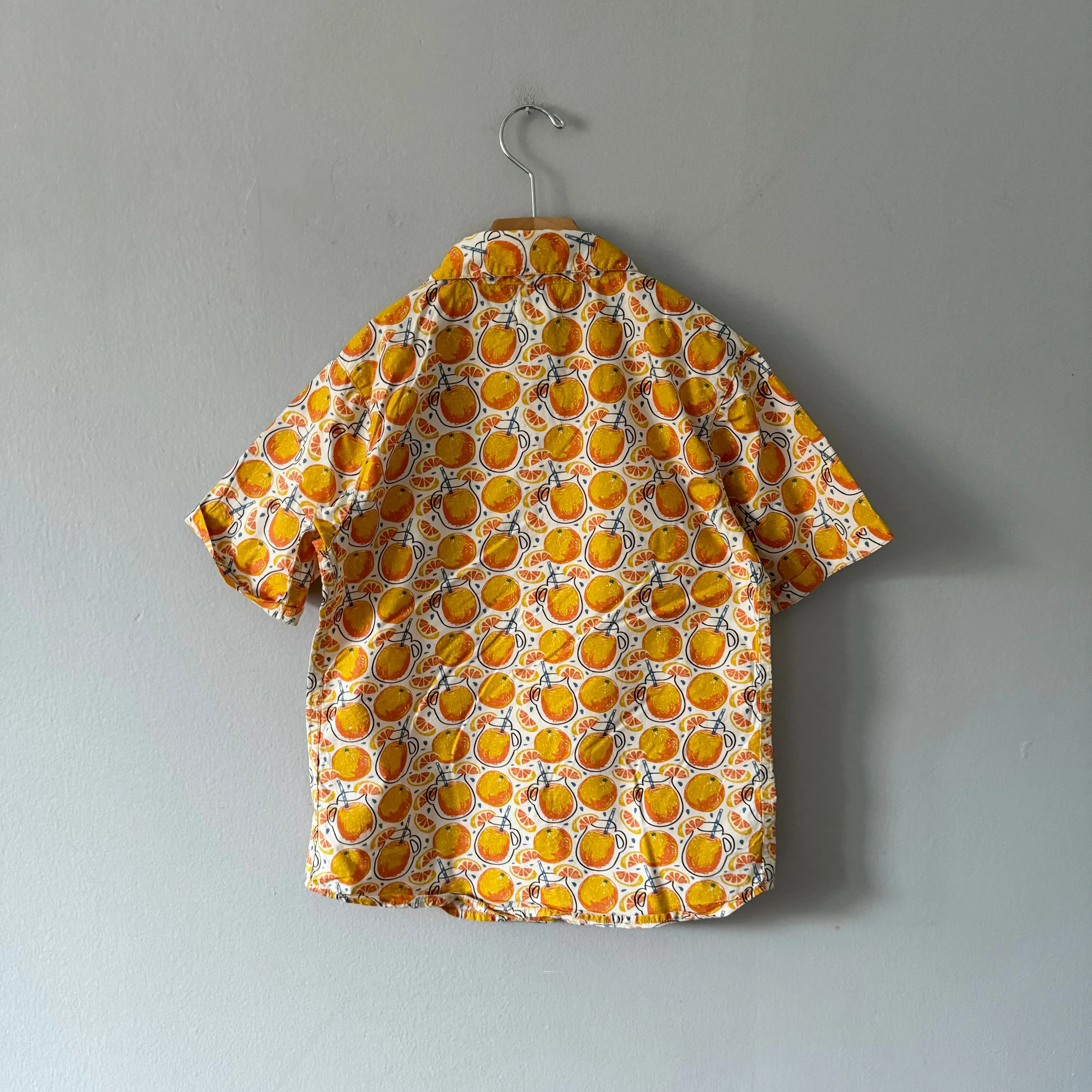 Appaman / Orange cotton shirt / 10Y