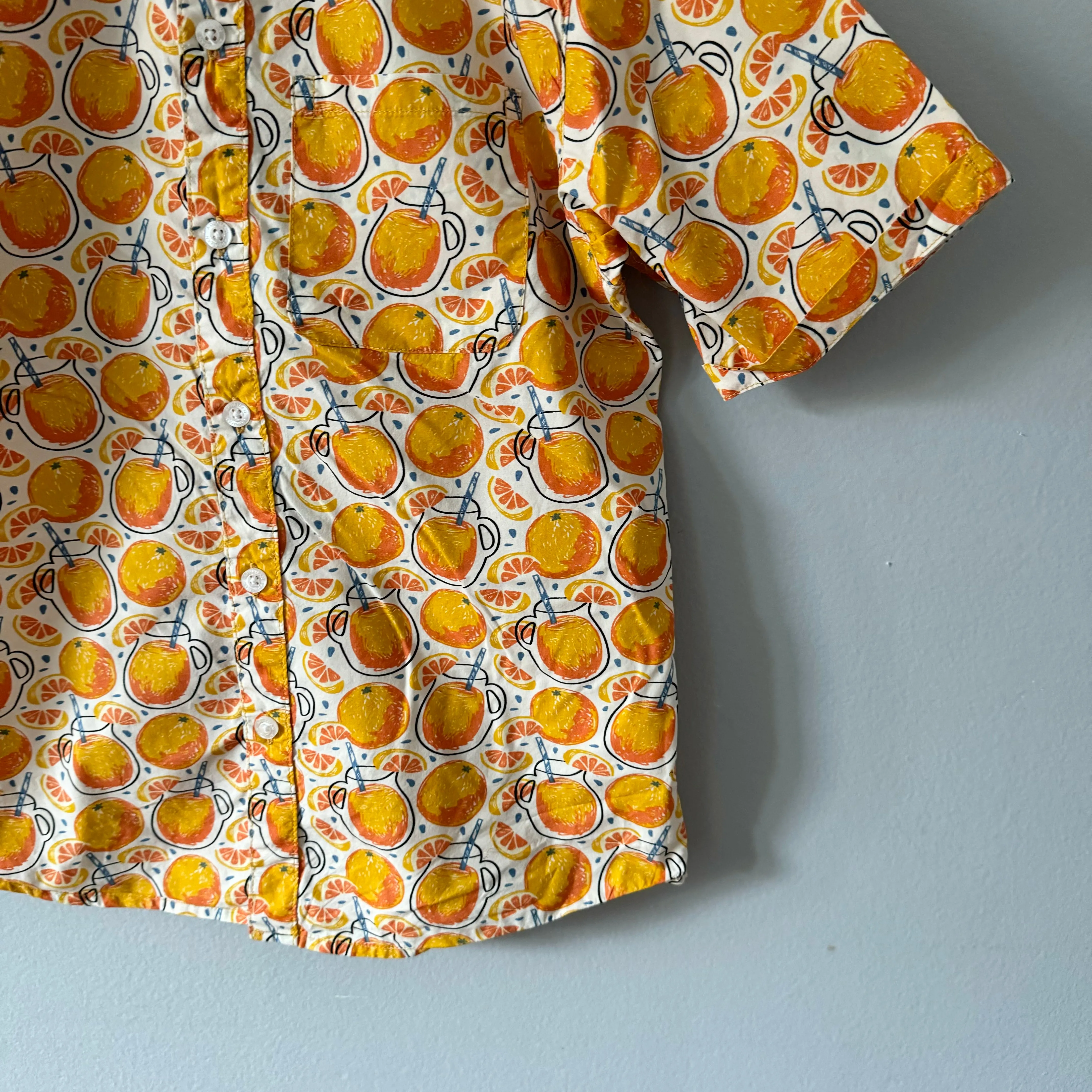 Appaman / Orange cotton shirt / 10Y