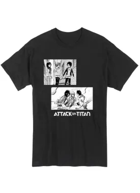 Attack On Titan - Eren Yeager, Mikasa Ackerman, Armin Arlet T-Shirt