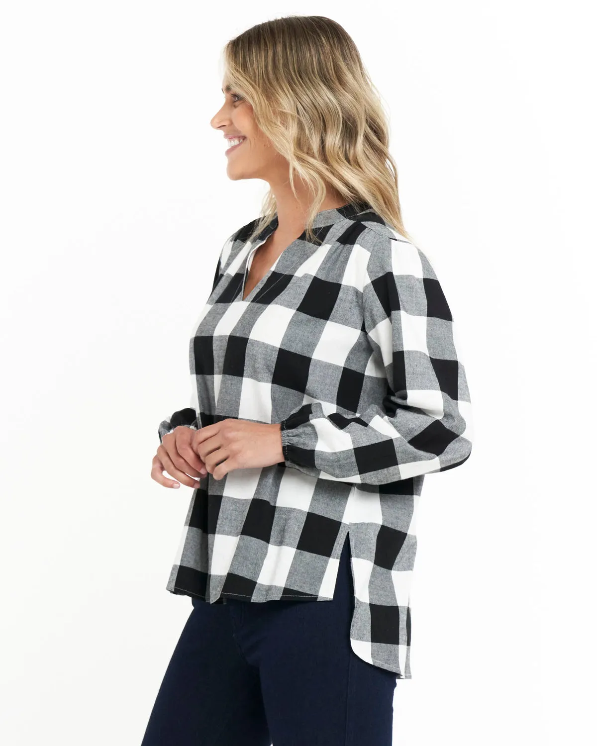 Betty Basics Pennydale Shirt Black Check