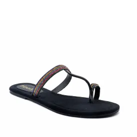 Black Casual Chappal 000360