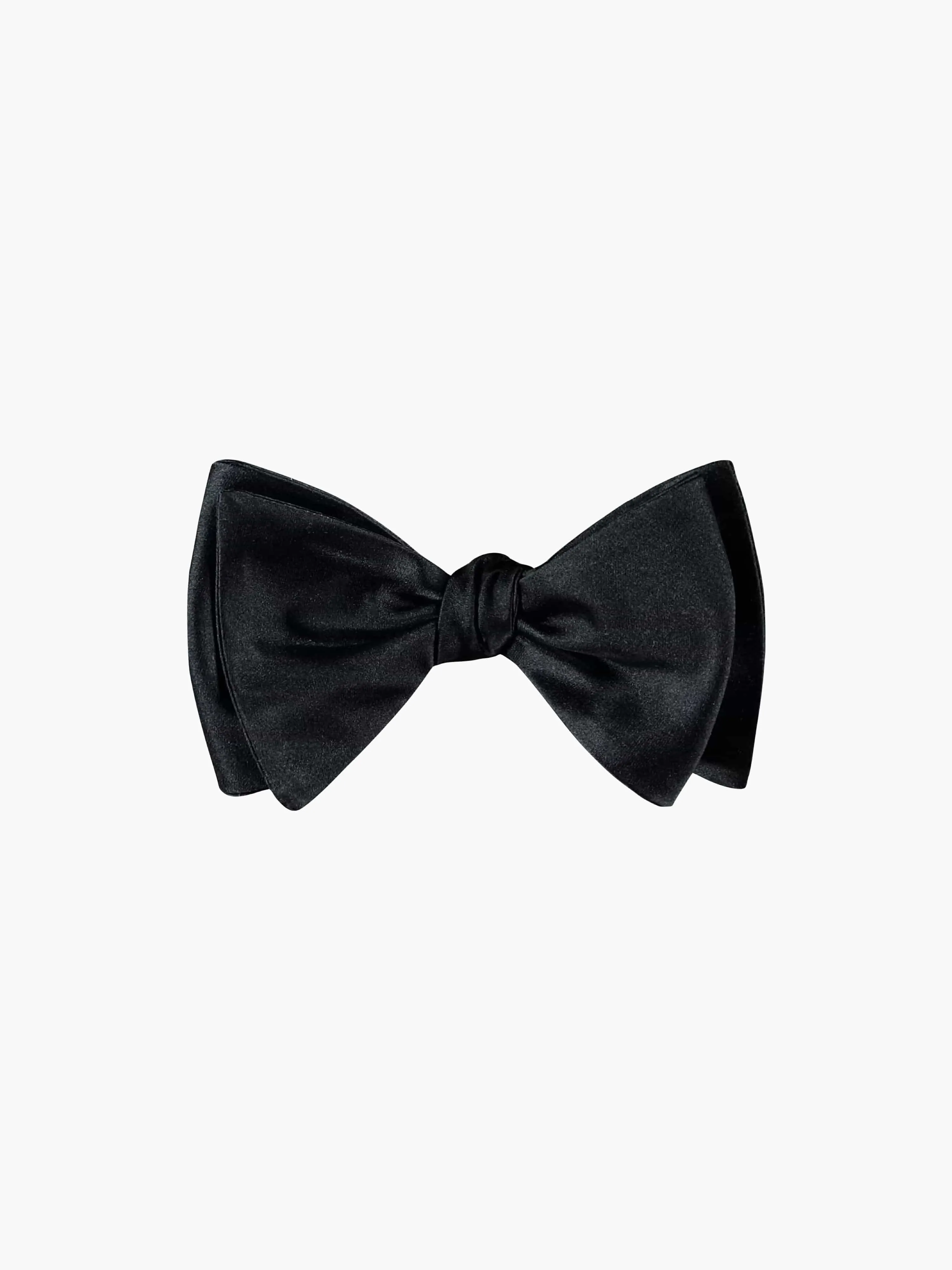 Black Silk Bow Tie