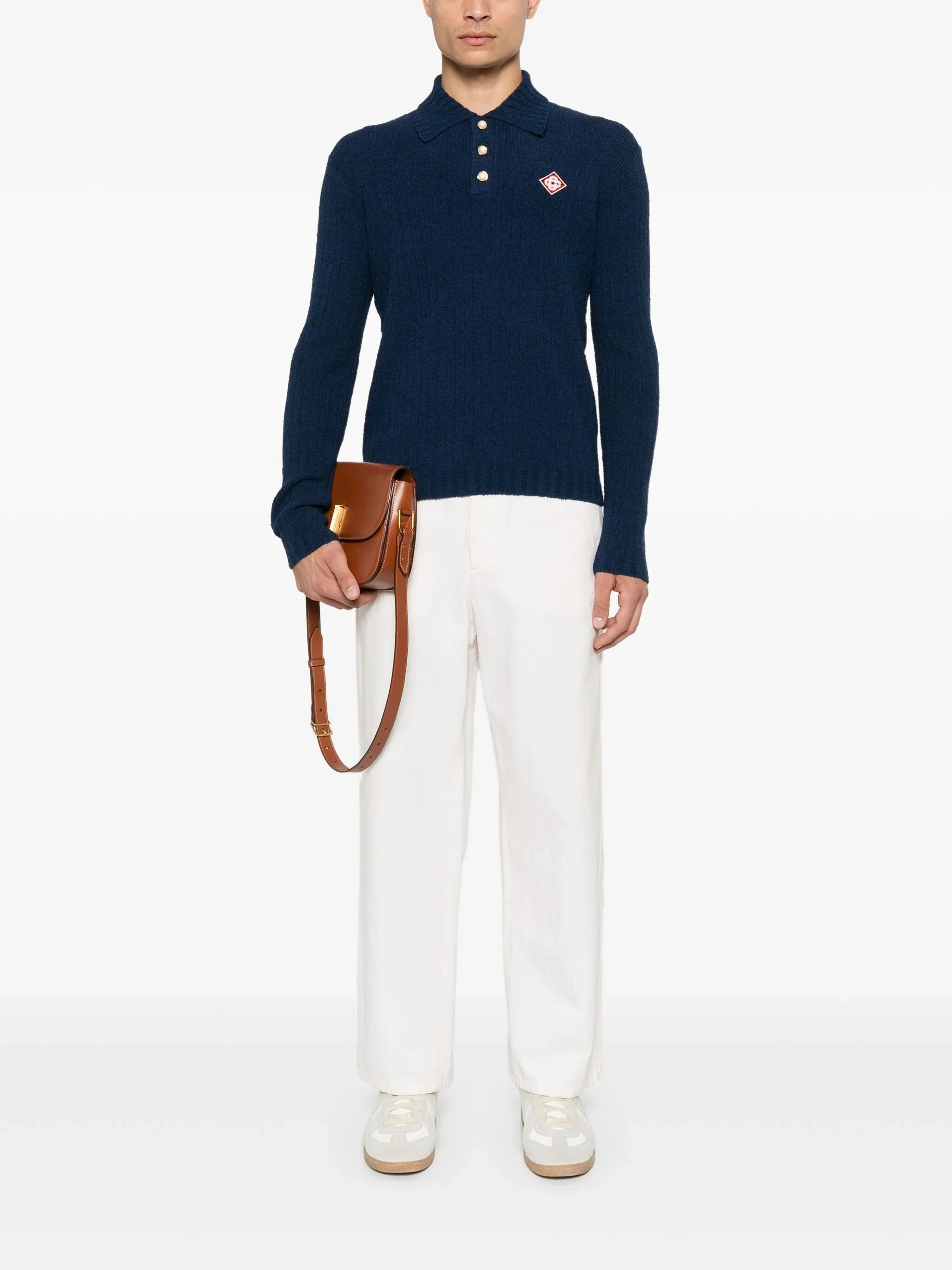 Bouclé Polo Shirt