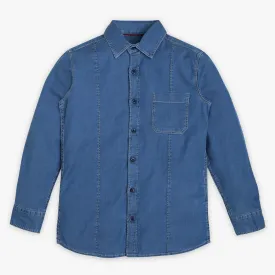 Boys Regular Fit Solid Shirt