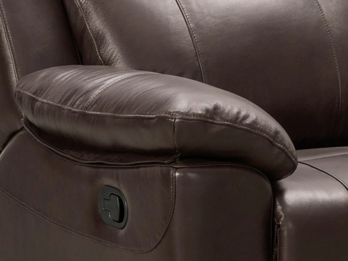 Braylen Top Grain Leather Reclining Sofa