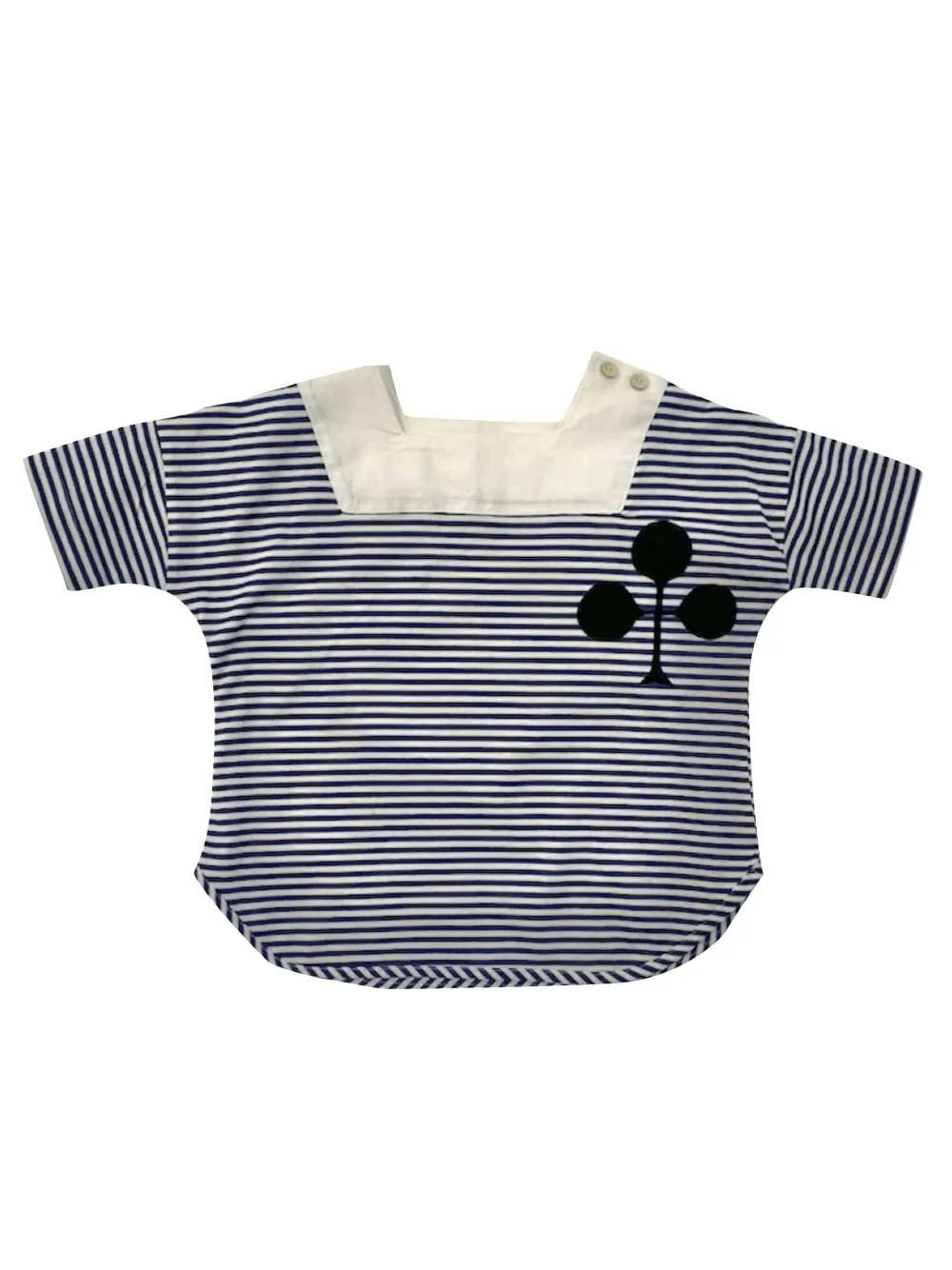 Premium Blue and White Striped Top Card Set