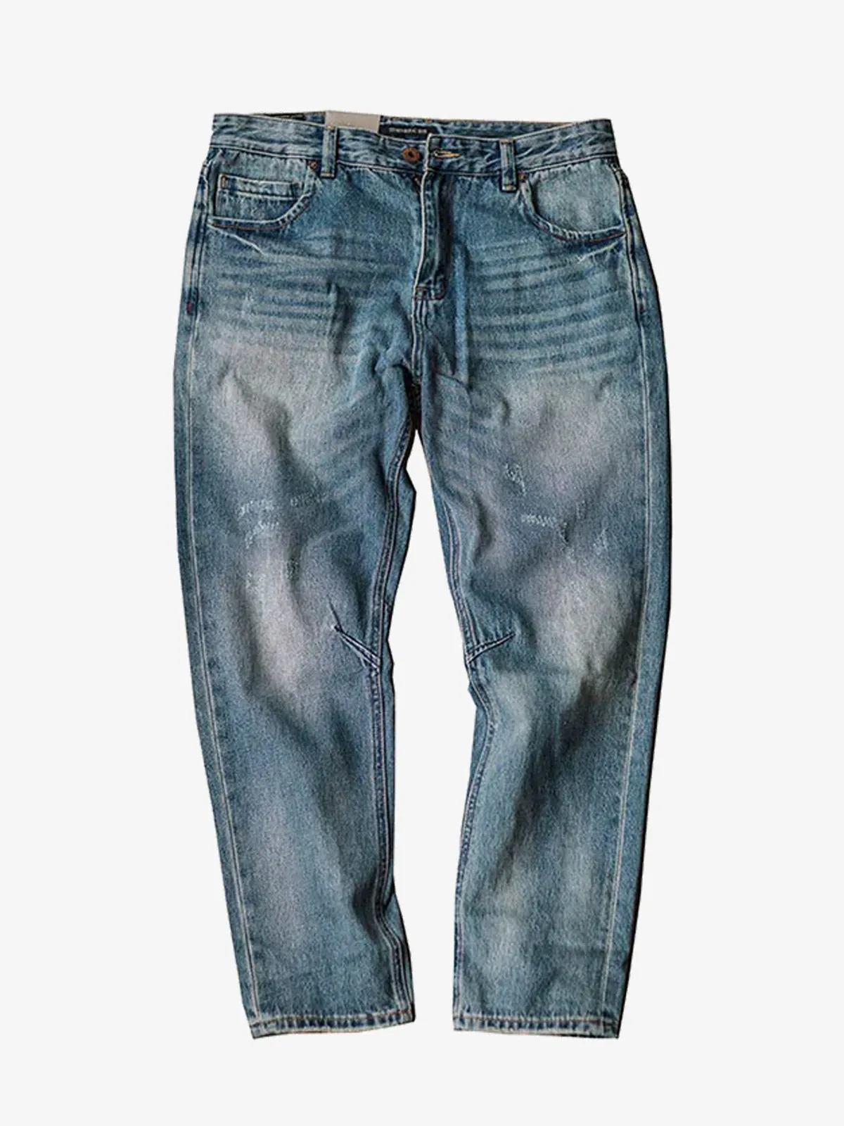 Casual Straight Tapered Jeans