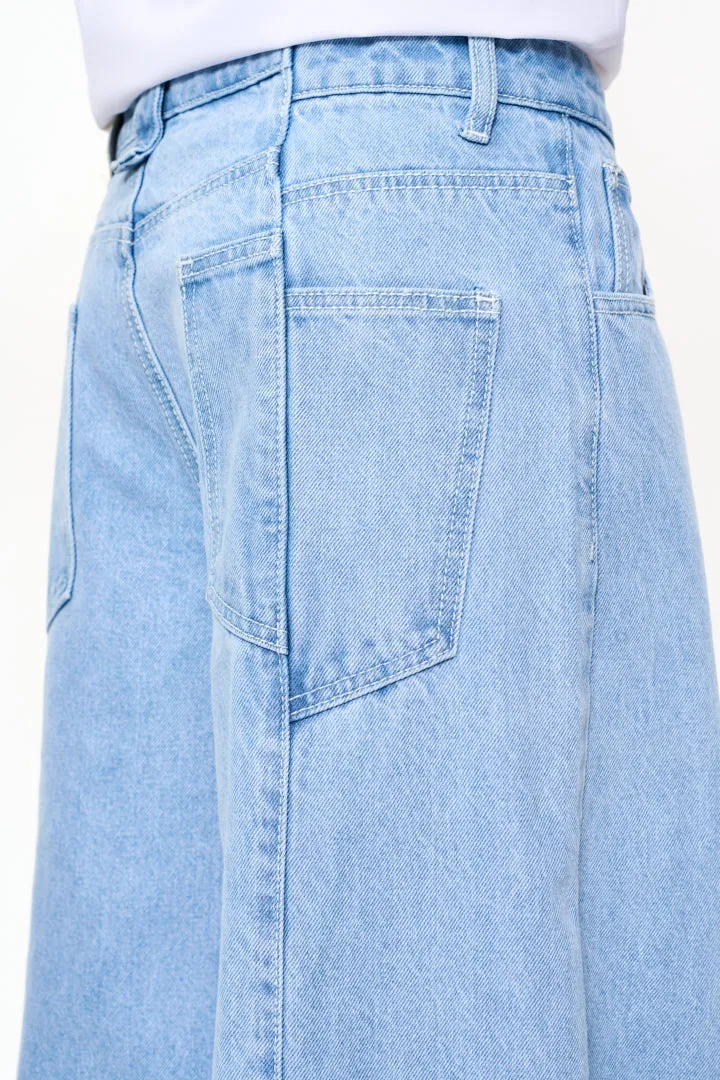 CC Blue Denim Pants Baggy