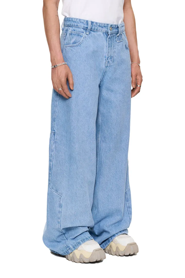 CC Blue Denim Pants Baggy