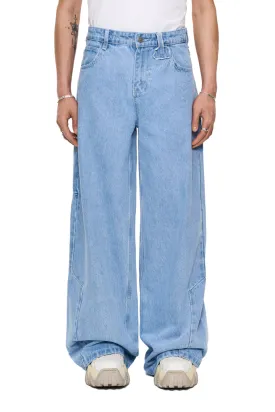 CC Blue Denim Pants Baggy