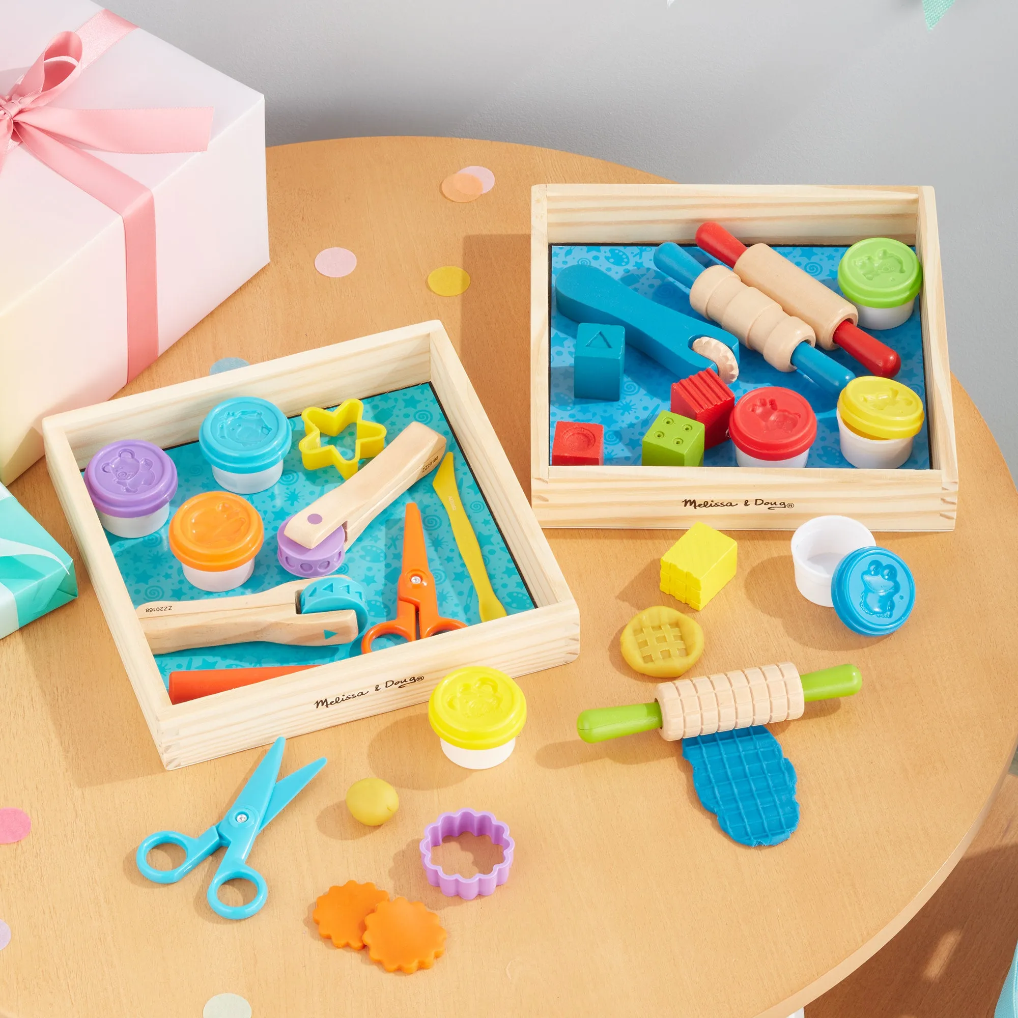 Clay Activity 2-Pack: Shape, Model & Mold; Cut, Sculpt & Stamp