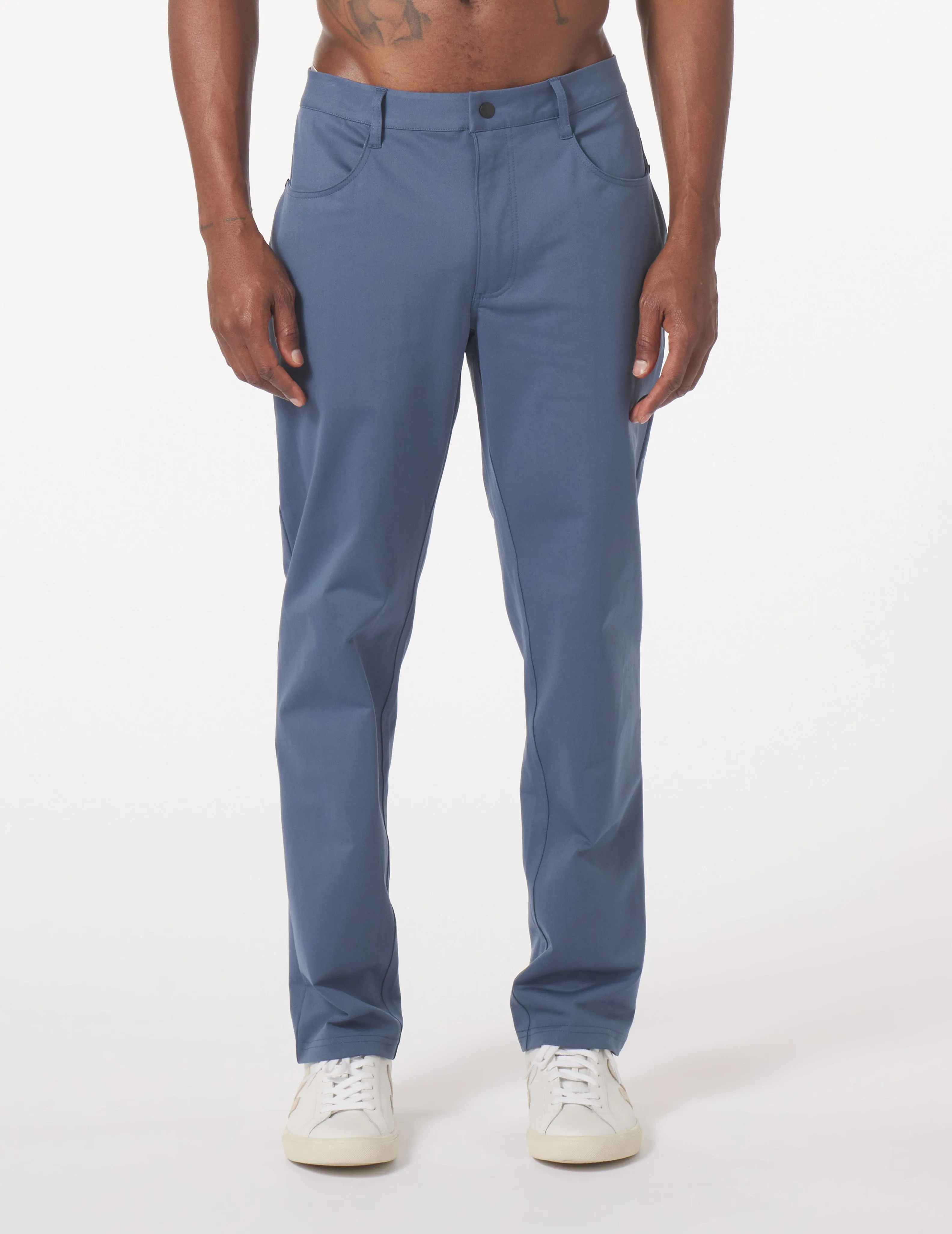 Commuter Pant: Washed Blue