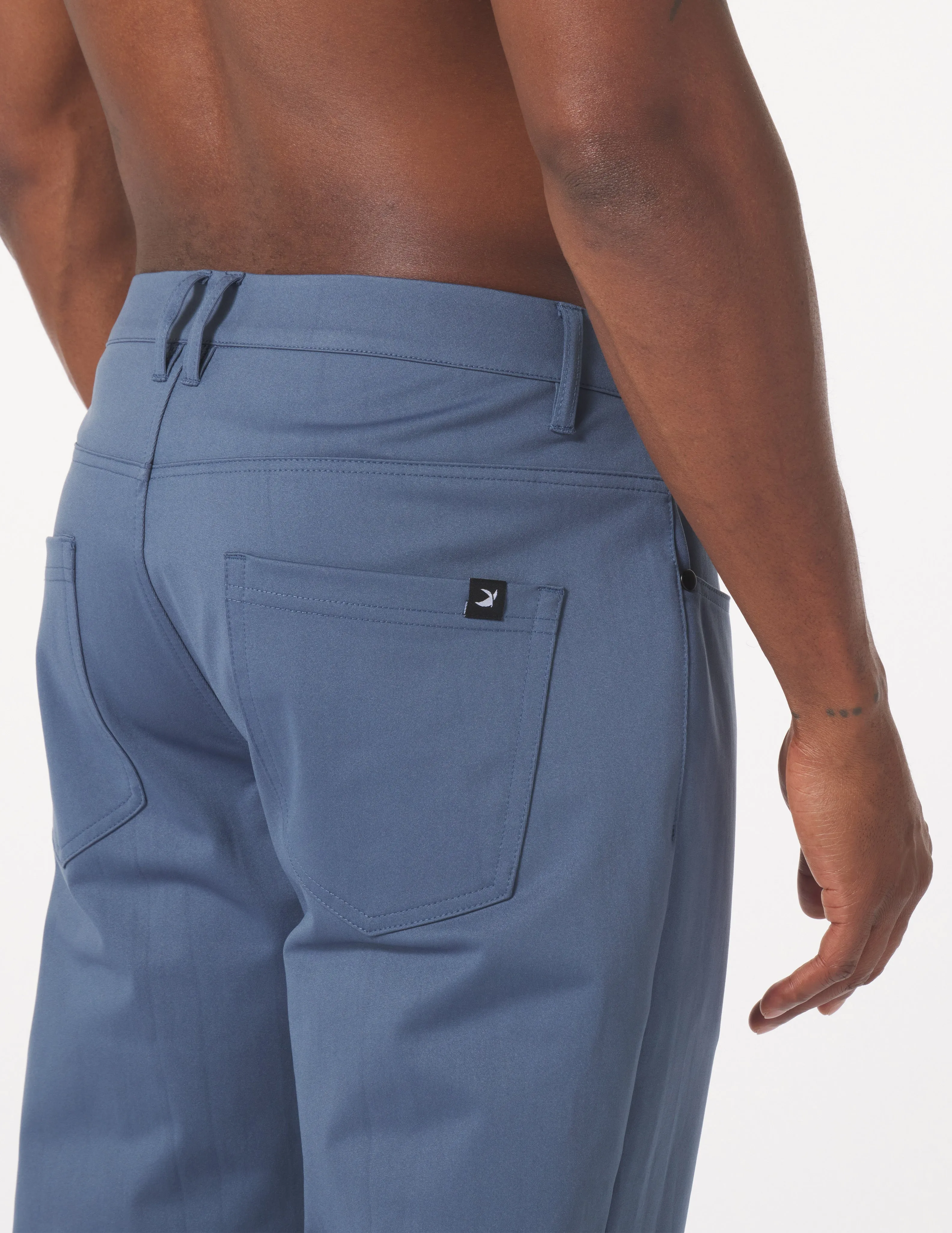 Commuter Pant: Washed Blue