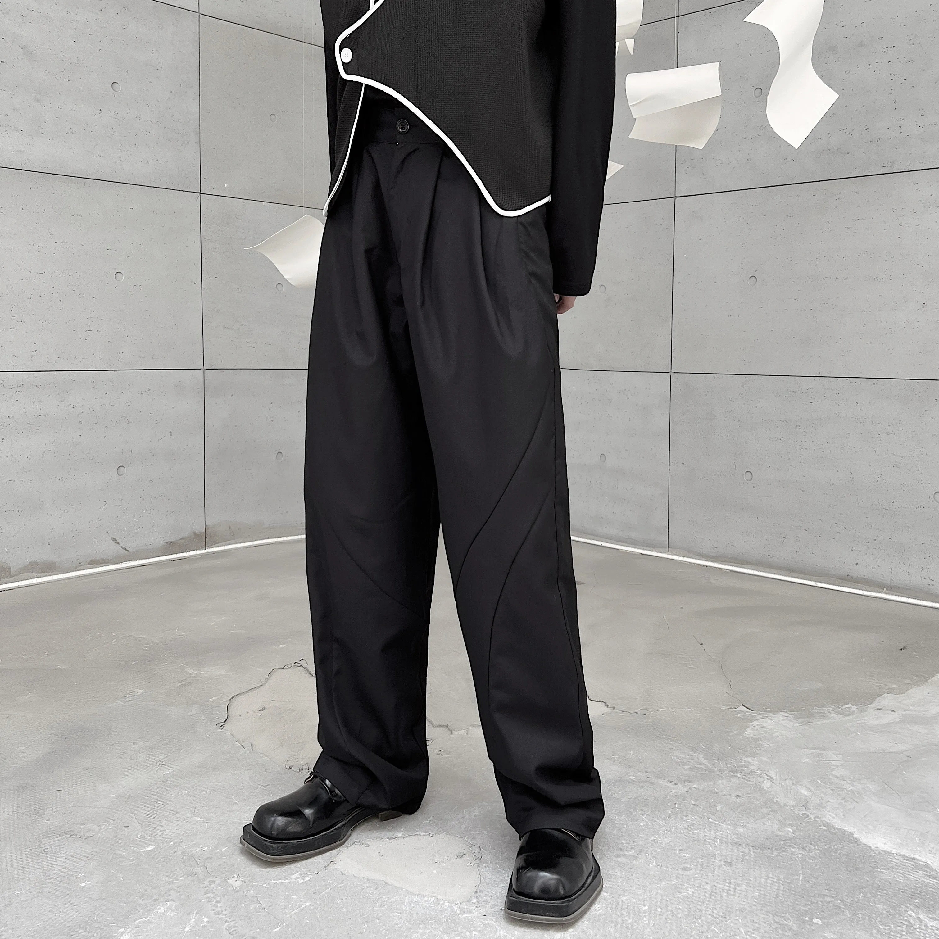 Contrast Web Panel Reversible Pants