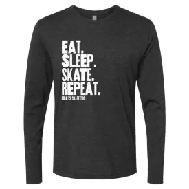 Eat Sleep Skate Repeat Long Sleeve Crew