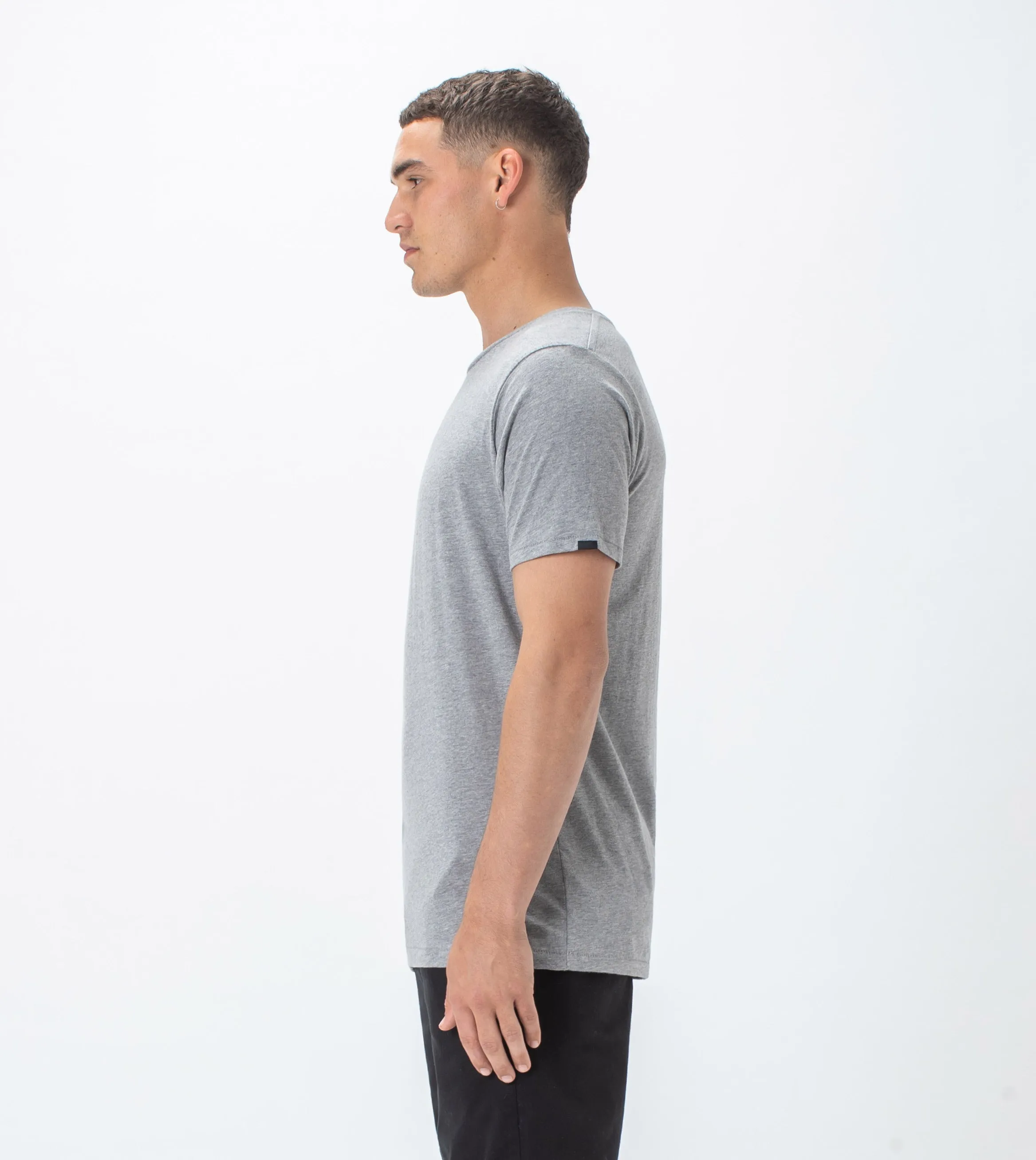 Flint Tee Dk Grey Marle