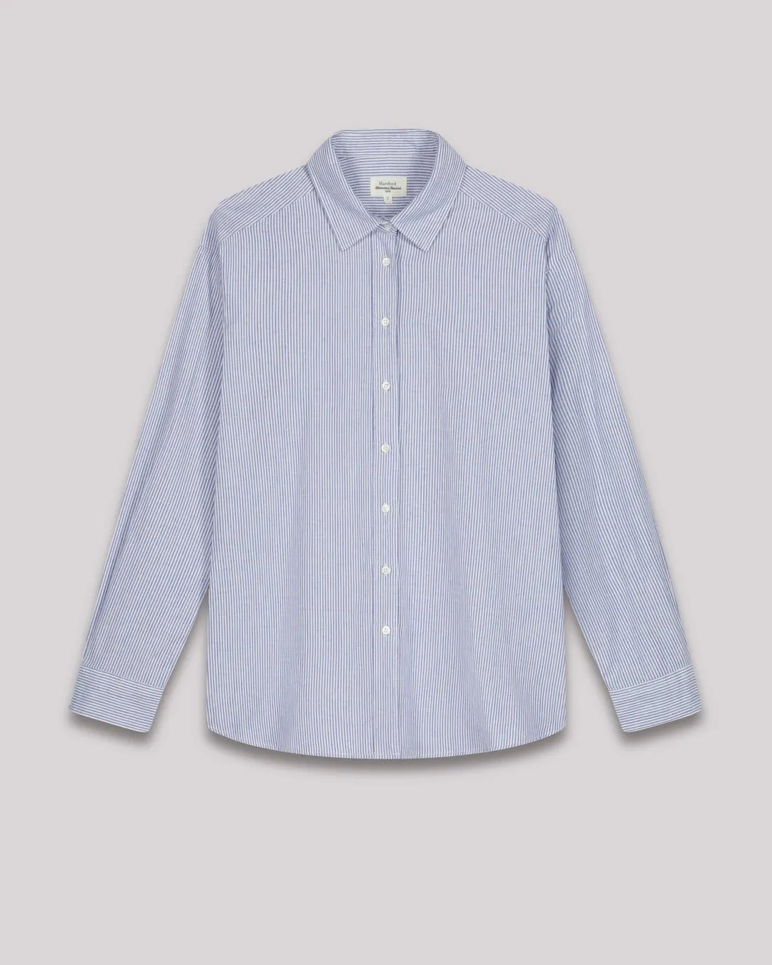 Hartford Woven shirt- Blue/White