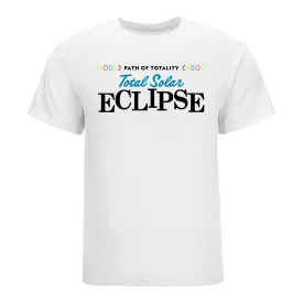 Indiana Hoosiers Memorial Stadium Total Solar Eclipse White T-Shirt