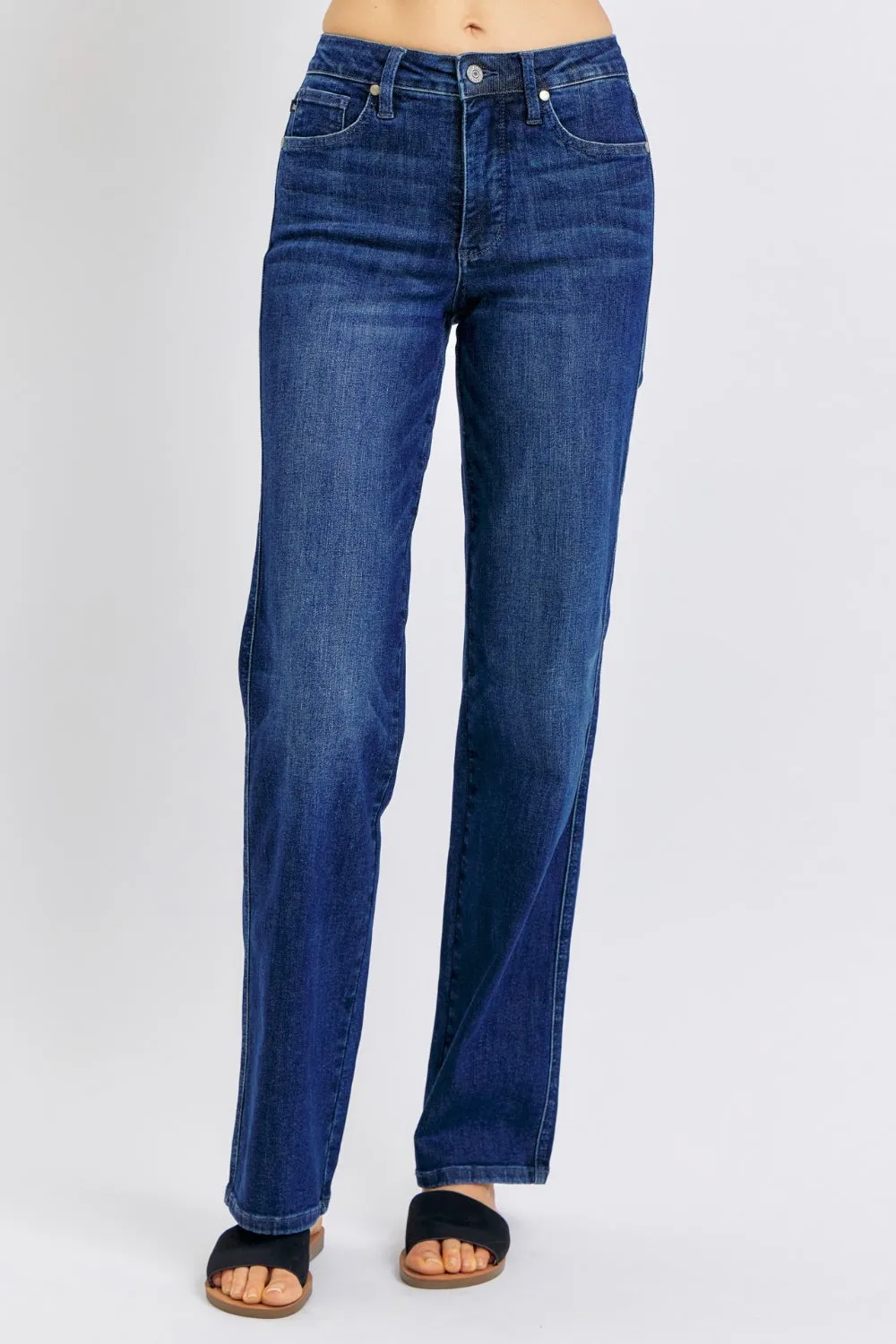 Judy Blue High Waist Tummy Control Straight Jeans [Online Exclusive]