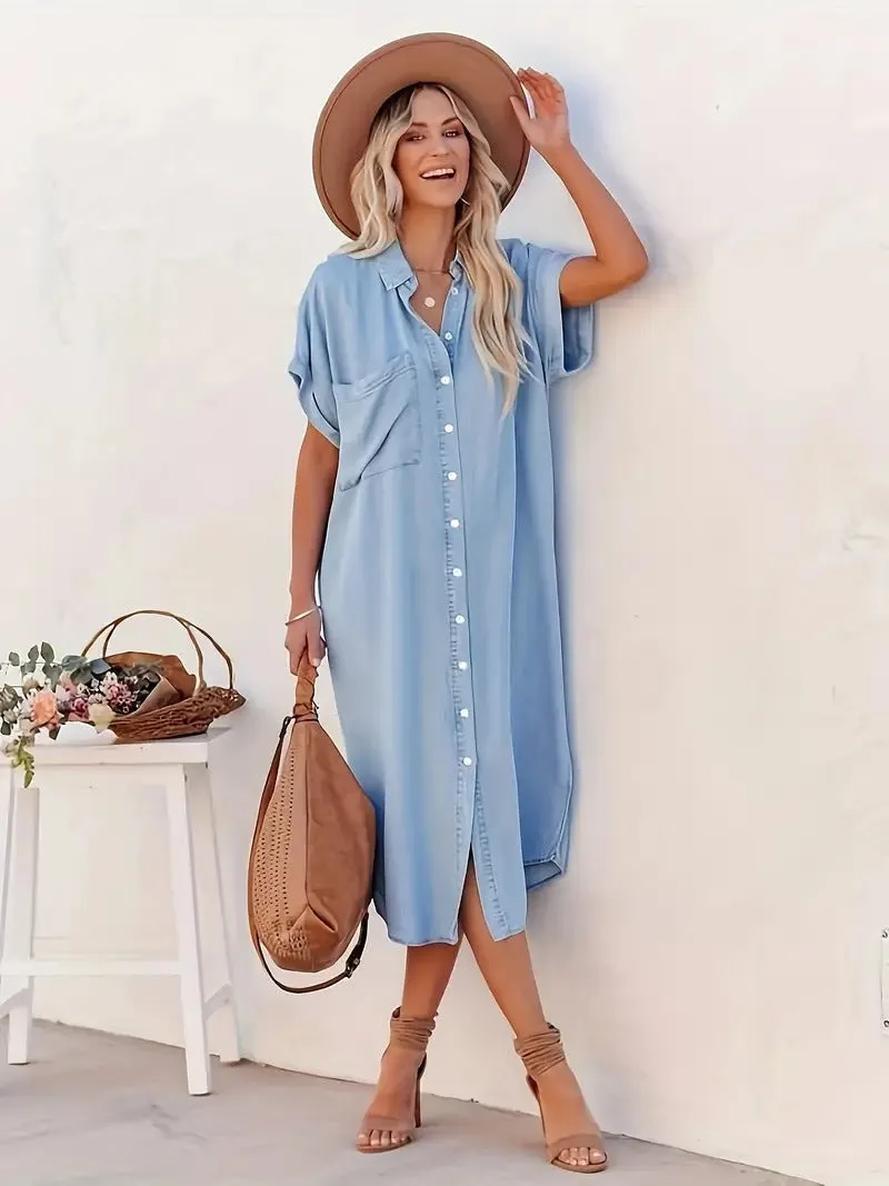 Lucian - Denim Shirt Dress