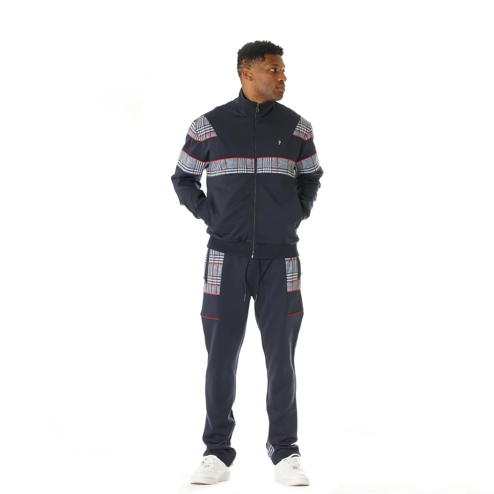 M2780 Makobi PolyPlaid Track Set - Navy