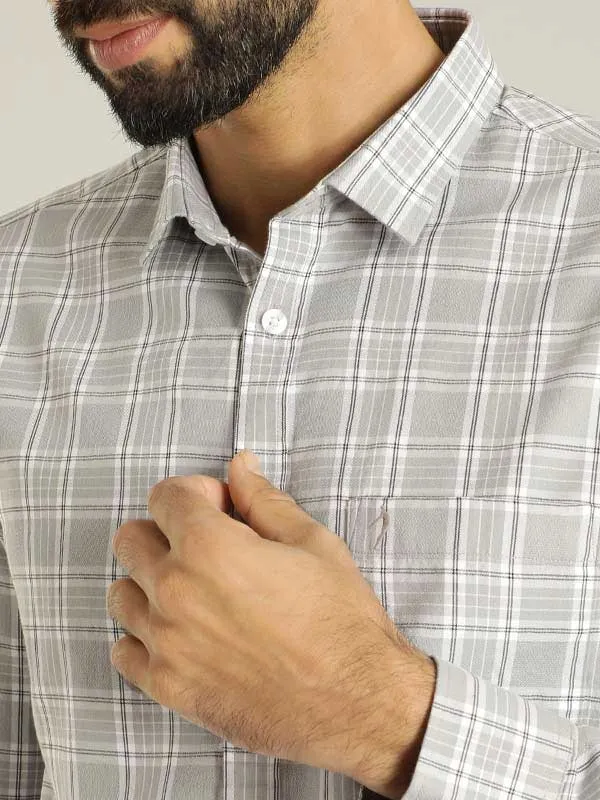 Men Checked Full Sleeve Cotton Shirt