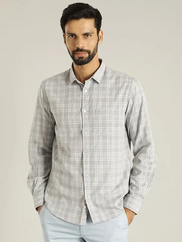 Men Checked Full Sleeve Cotton Shirt