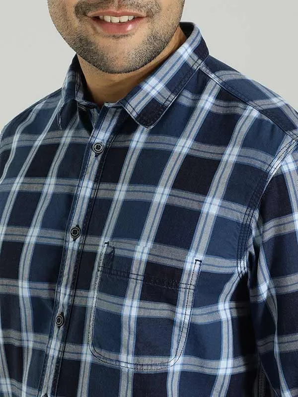 Men Checked Full Sleeve Cotton Shirt