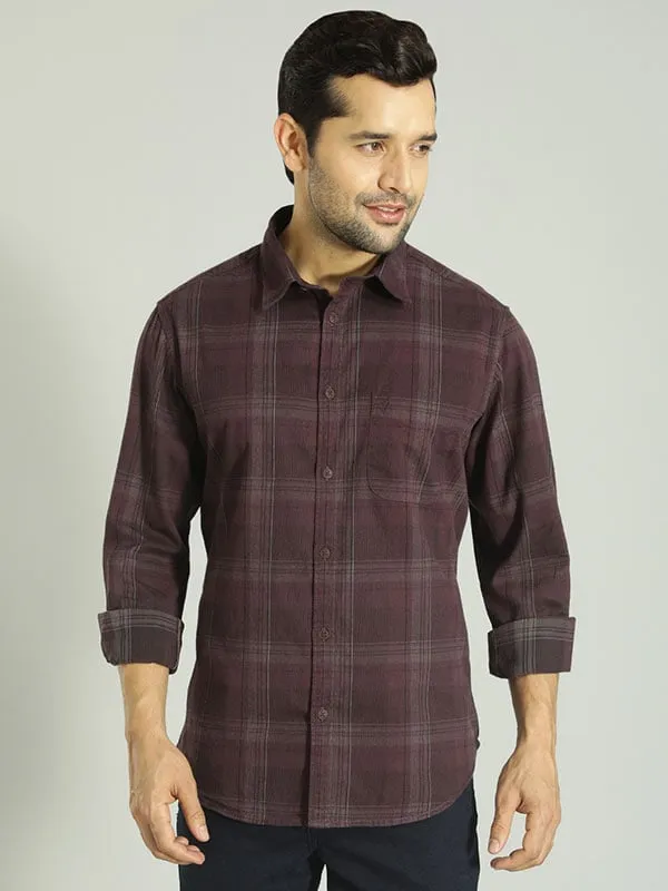 Men Checked Full Sleeve Cotton Shirt