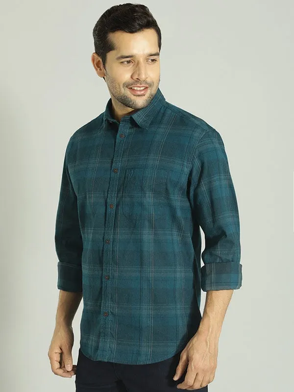 Men Checked Full Sleeve Cotton Shirt