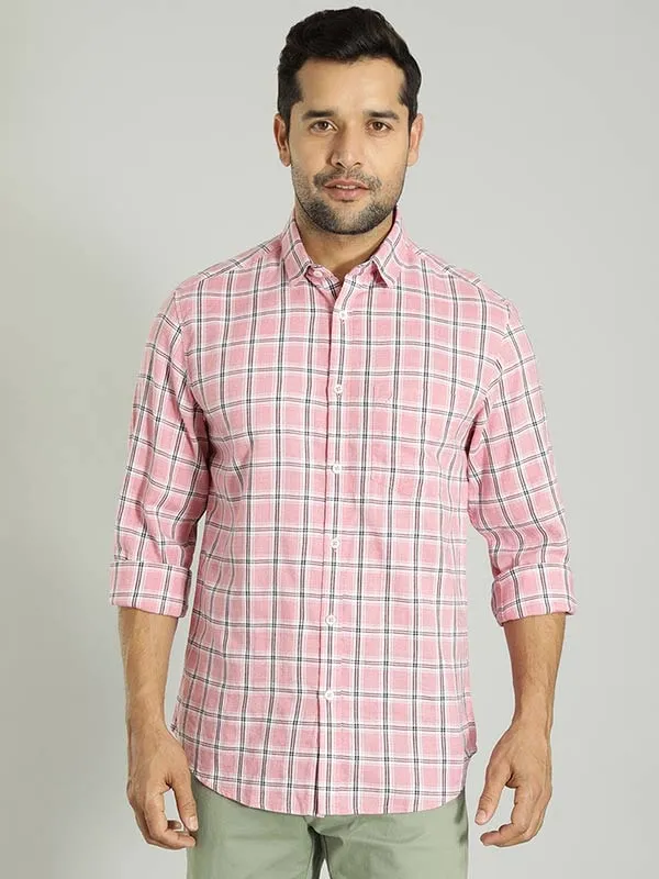 Men Checked Full Sleeve Cotton Shirt