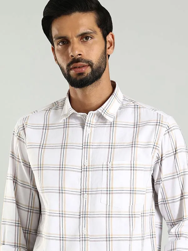 Men Checked Full Sleeve Cotton Shirt