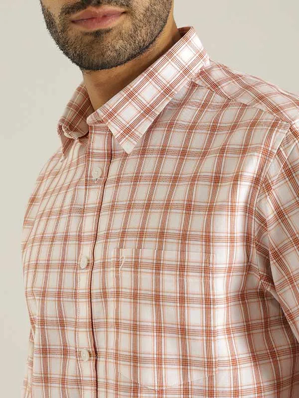 Men Checked Full Sleeve Cotton Shirt