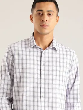 Men Checked Full Sleeve Cotton Shirt