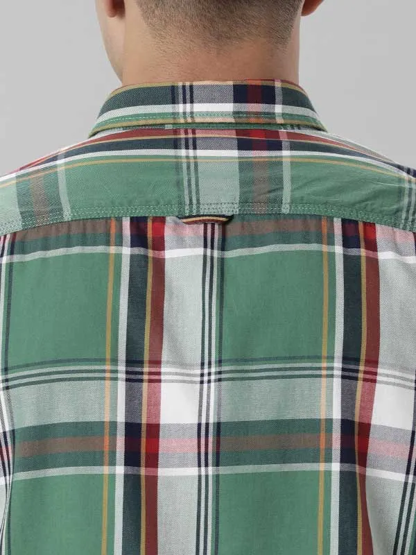 Men Checked Full Sleeve Cotton Shirt