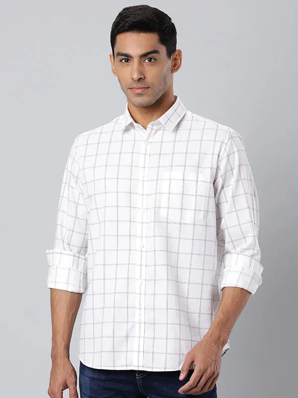 Men Checked Full Sleeve Cotton Shirt