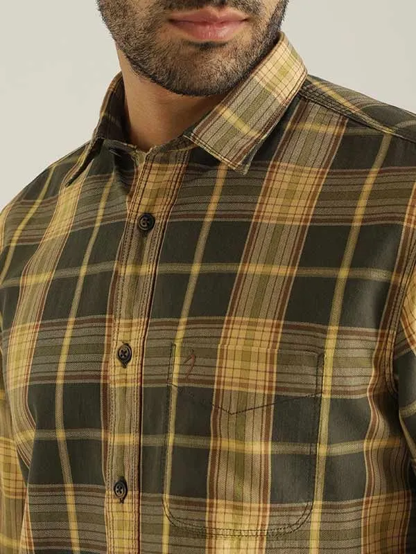 Men Checked Full Sleeve Cotton Shirt