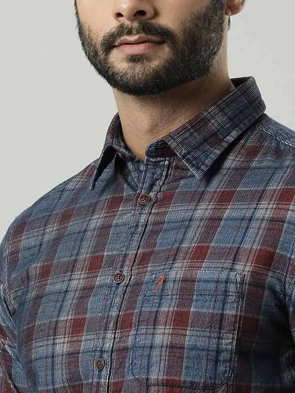 Men Checked Full Sleeve Cotton Shirt