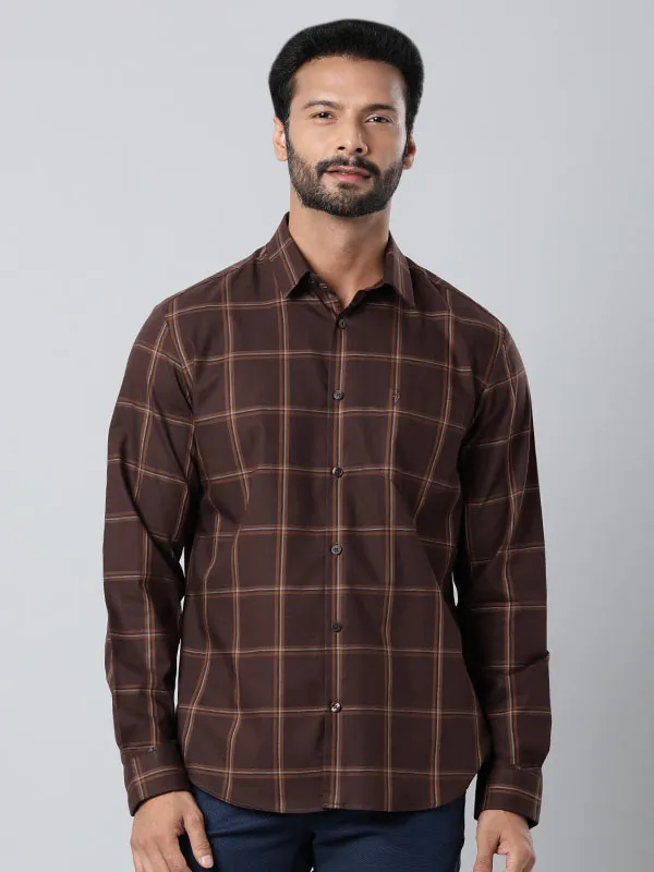 Men Checked Full Sleeve Cotton Shirt