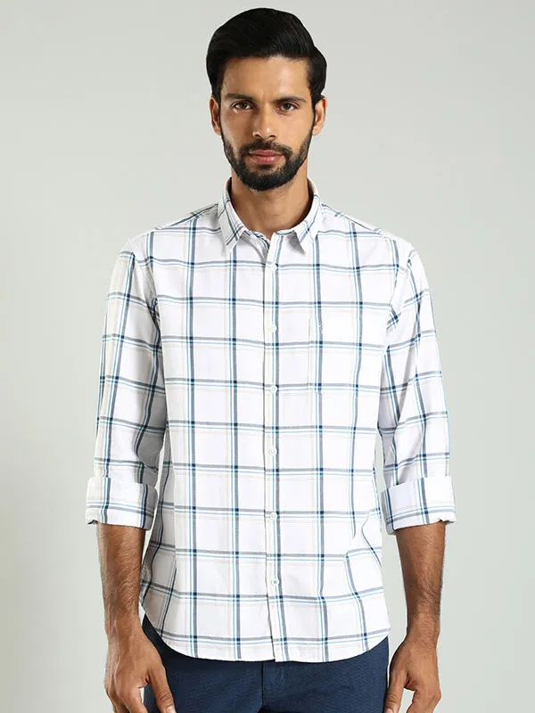 Men Checked Full Sleeve Cotton Shirt