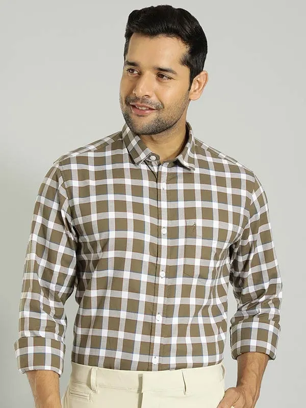 Men Checked Full Sleeve Cotton Shirt