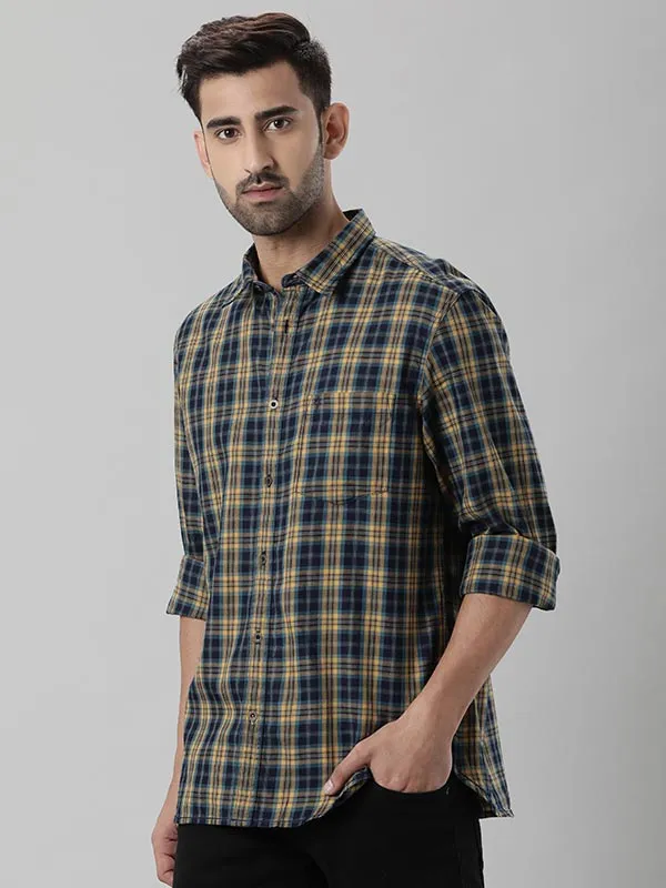 Men Checked Full Sleeve Cotton Shirt